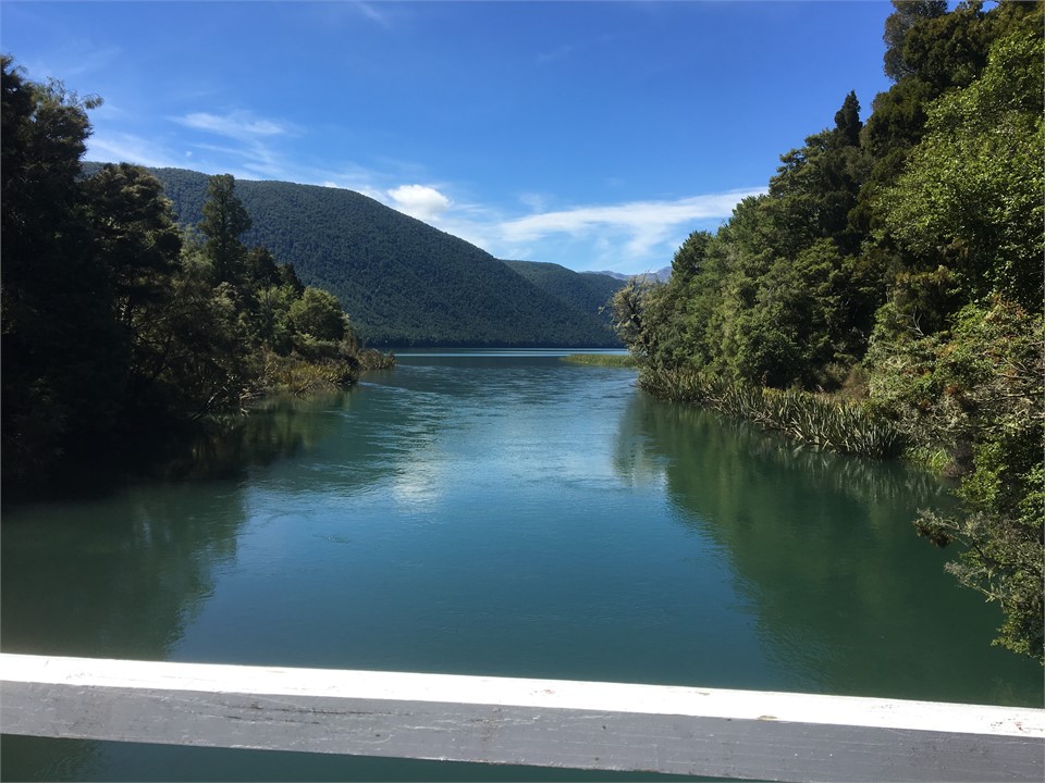 View at the bridge towards the Lake