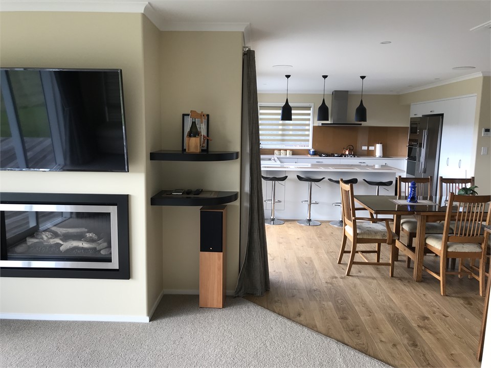 Lounge, Dining and kitchen