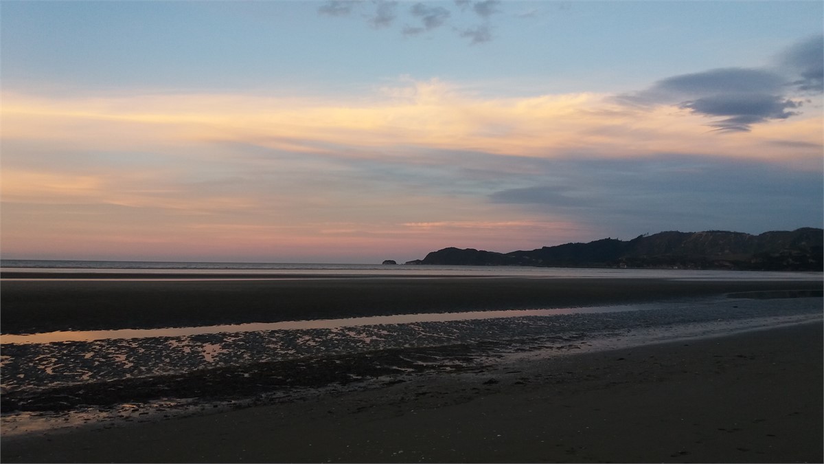 Pohara Beach sunset