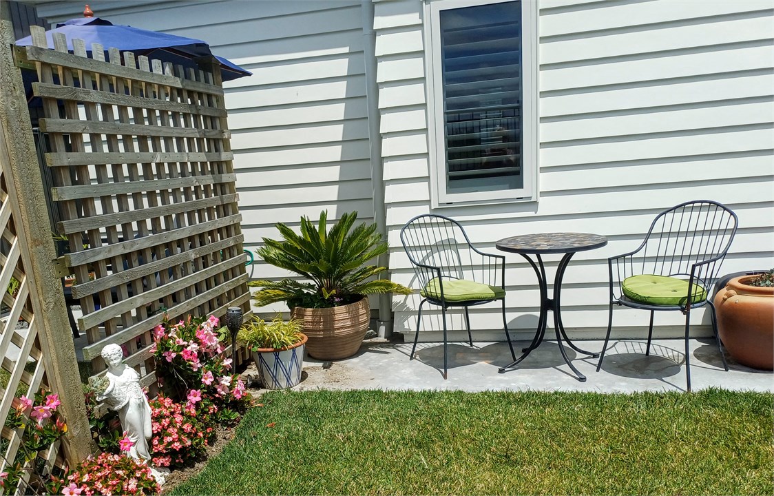 Enjoy our great weather outside in our garden