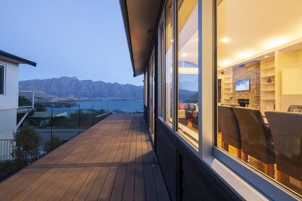 A wrap around balcony to maximise the views