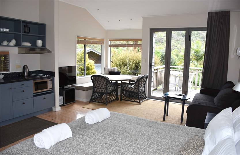 Large Living Area with Kitchen & Dining Area