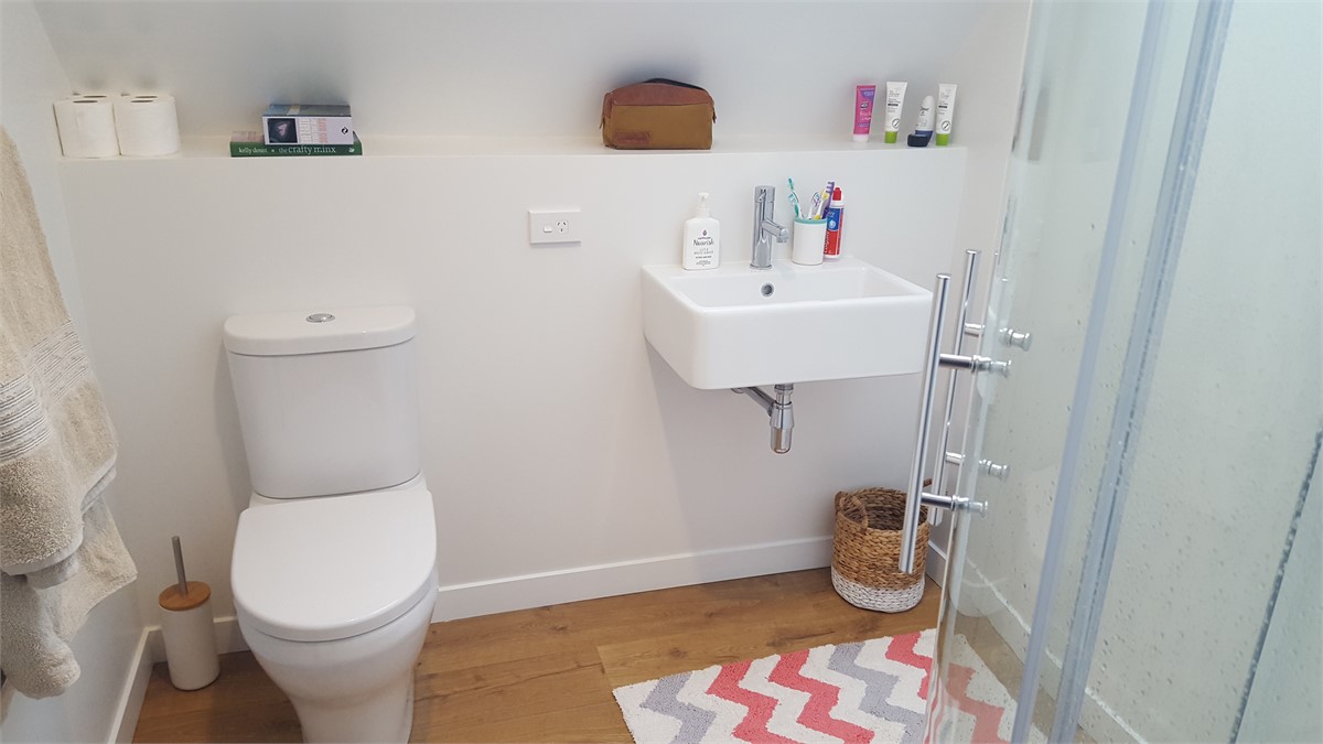 Upstairs shower room