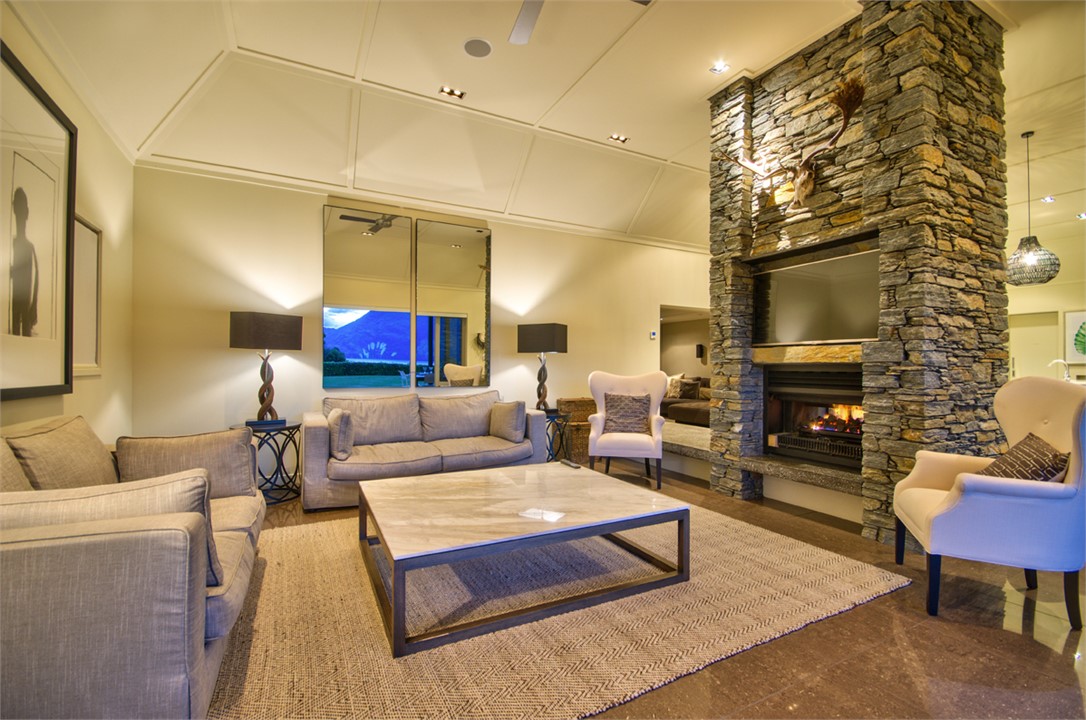 Formal lounge with gas fire