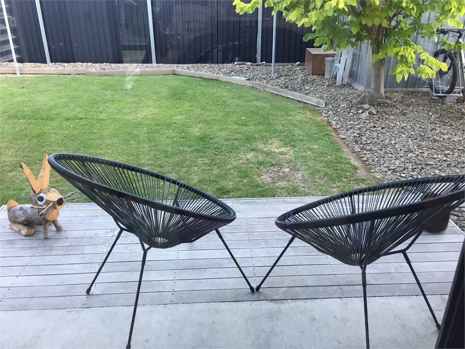 Fourth outdoor area. Complete privacy off the seco