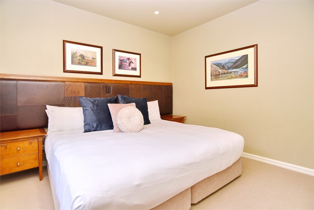 Bedroom 2 has a California King sized bed