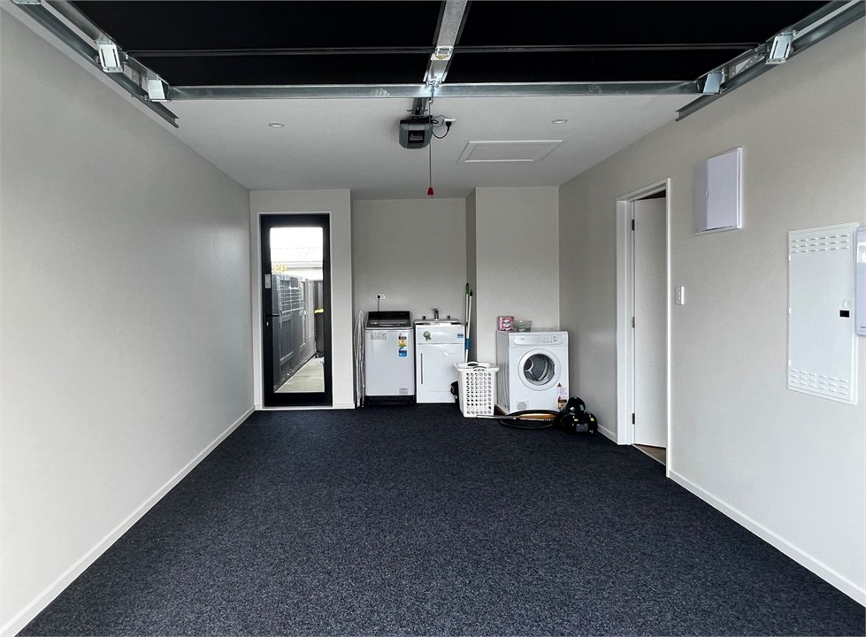 Laundry and Garage area