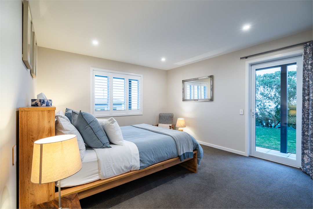 Bedroom 1 with access to garden