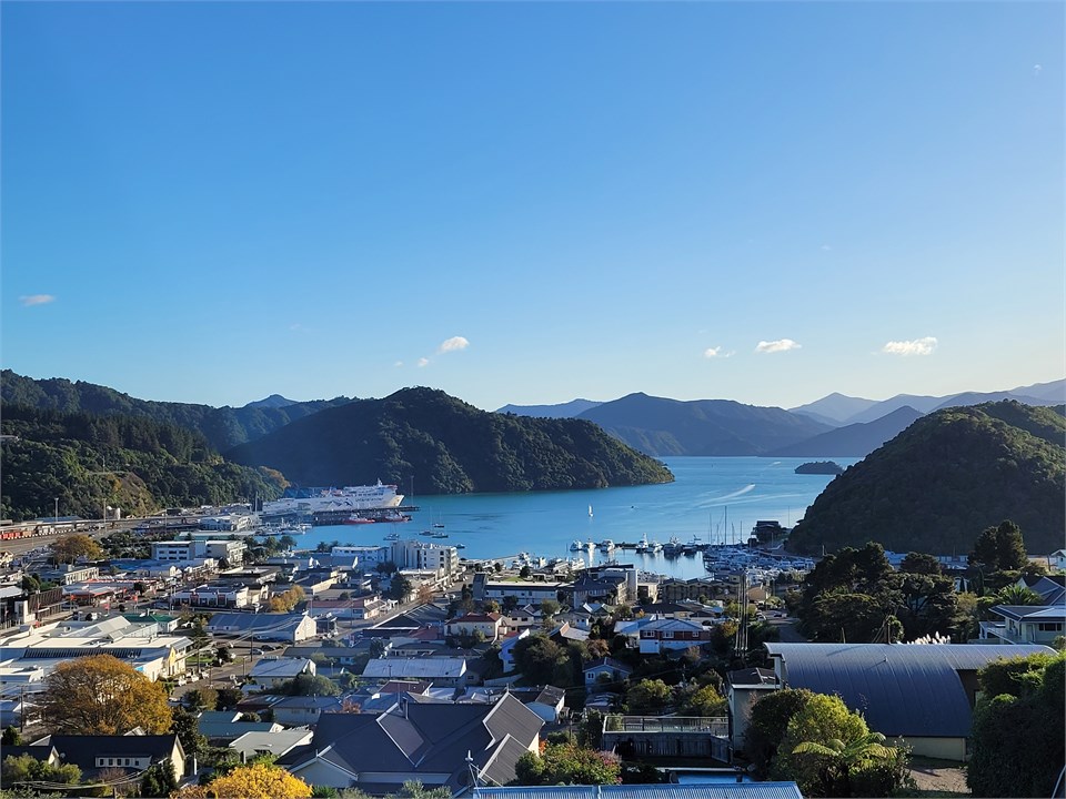 Views from the apartment, watch the ferries and re