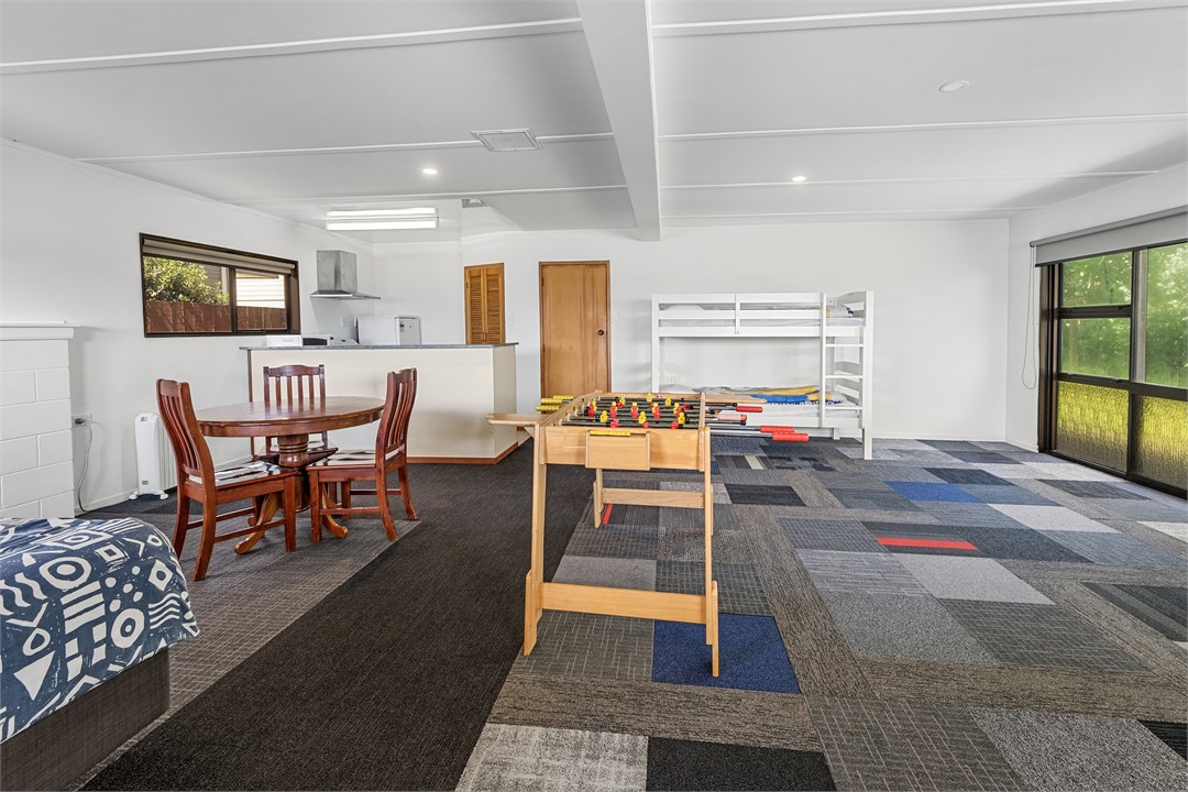 Downstairs rumpus room single bunks