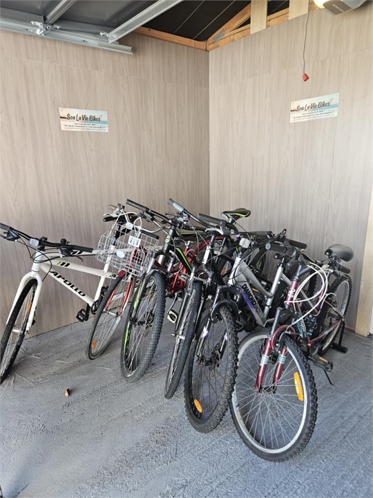 Bikes for guest use only