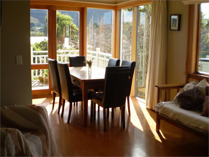 French doors to deck