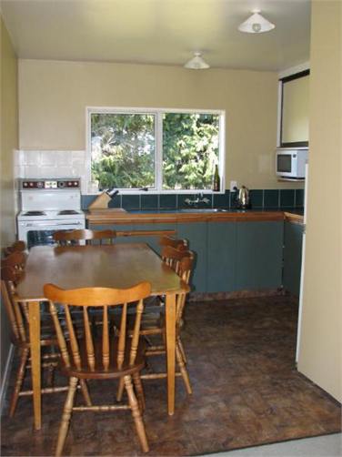 Fully equipped kitchen.