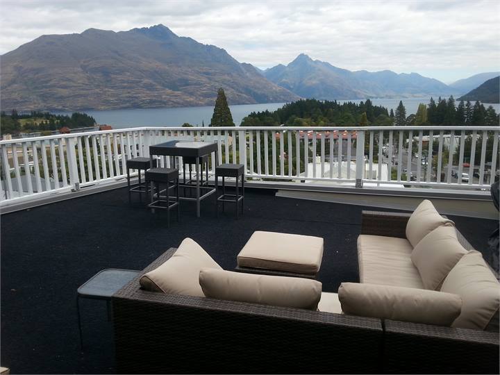 Luxury rooftop garden