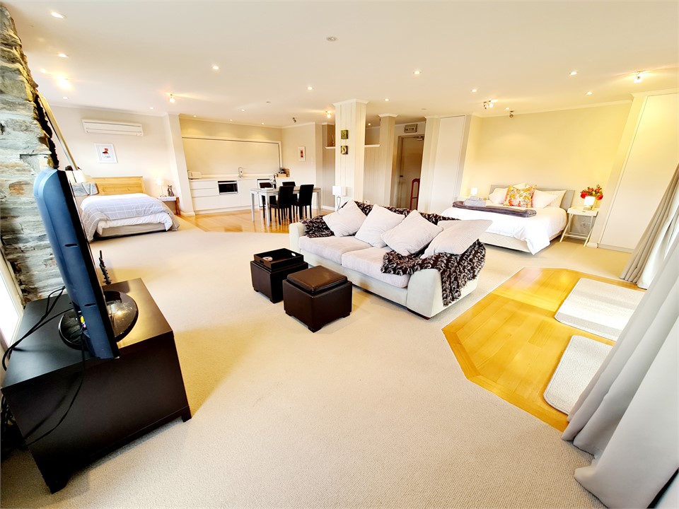 Open plan living area