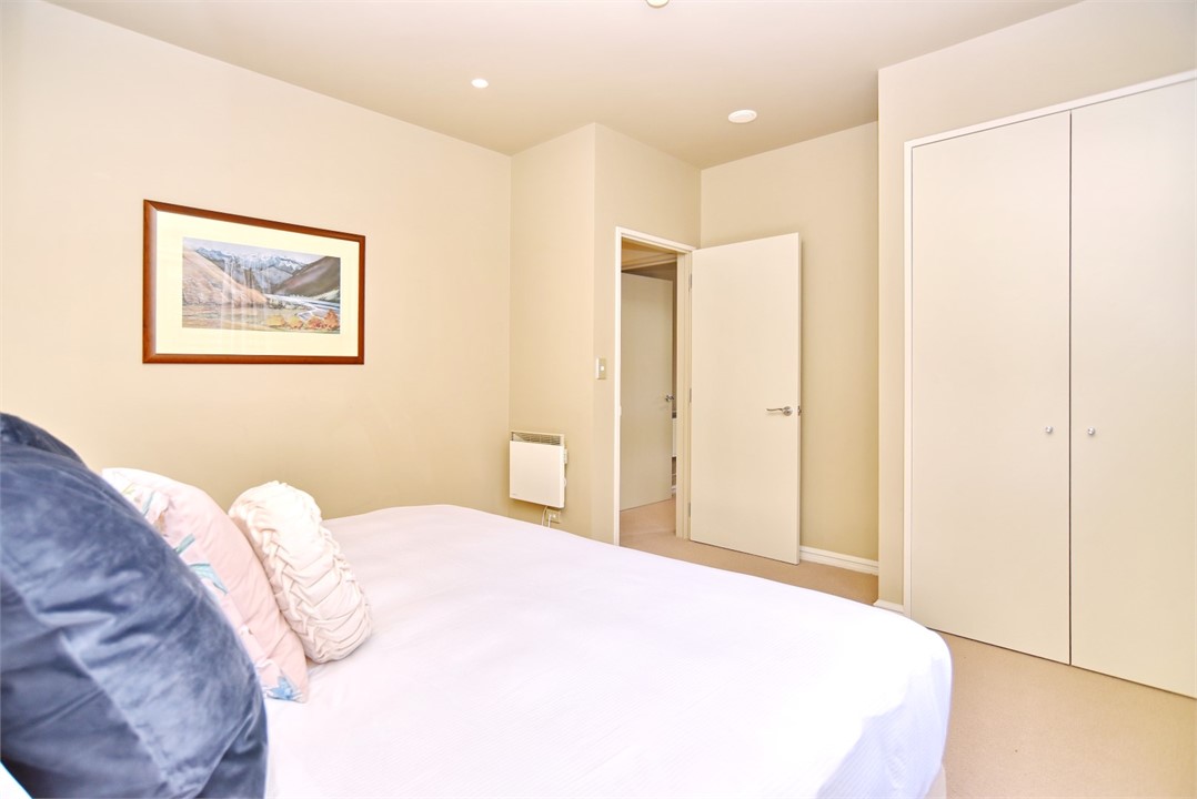 Bedroom 2 has a California King sized bed