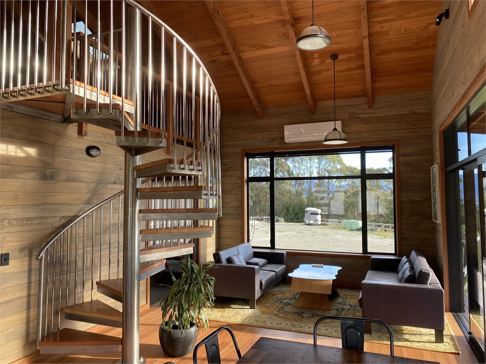 Open plan living area