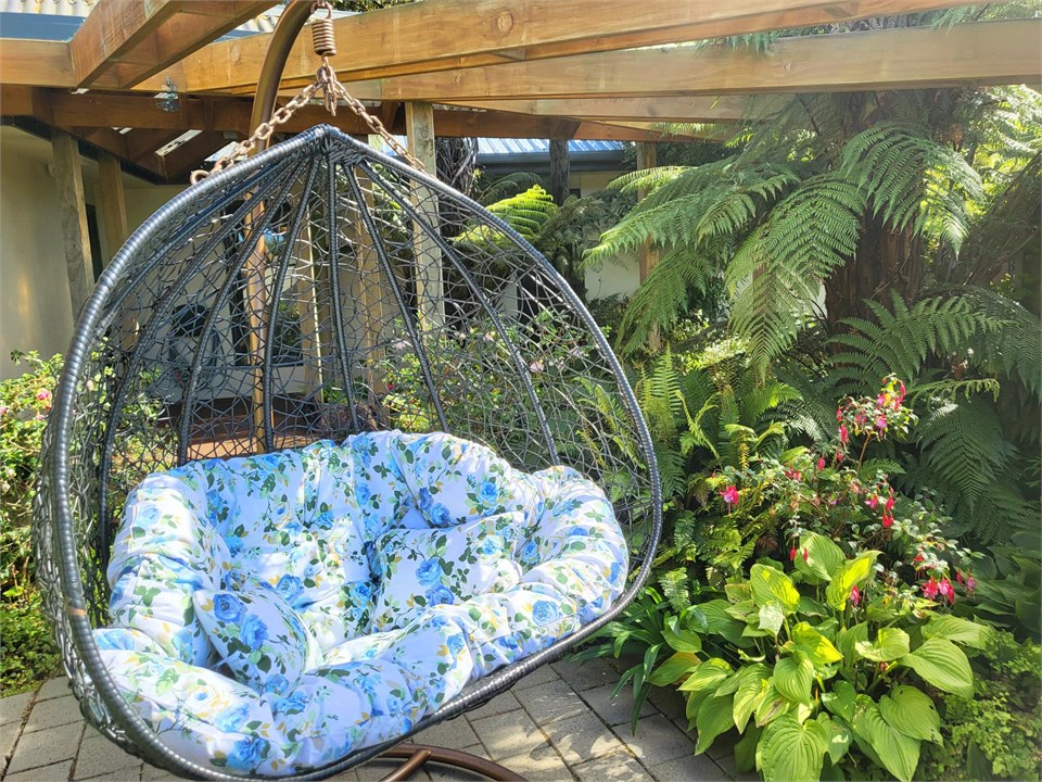 Fern garden double egg chair