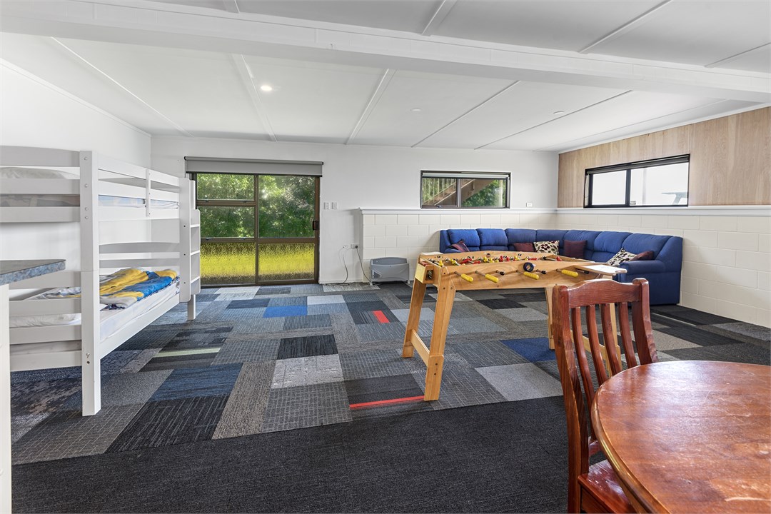 Downstairs rumpus room sleeps 4 in total