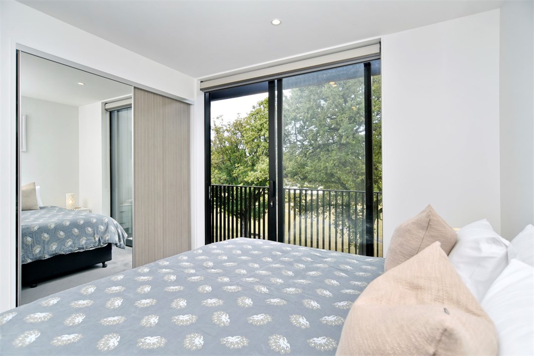 Bedroom 1 has a Super King bed and little balcony