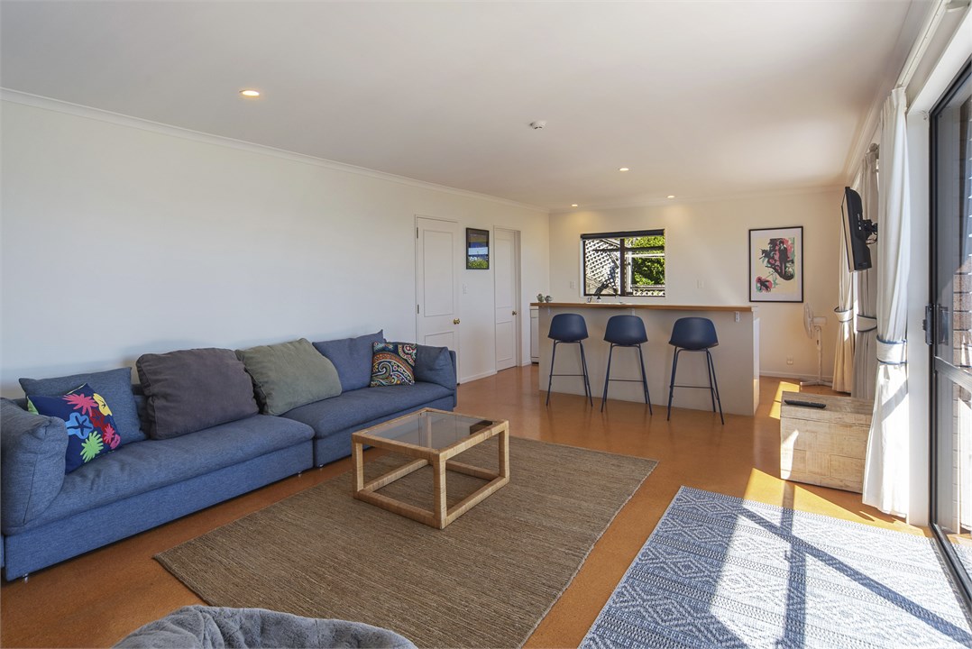 Lower-level lounge & bar area