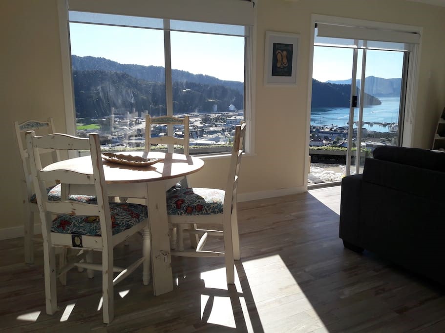 Sunny dining with wonderful views