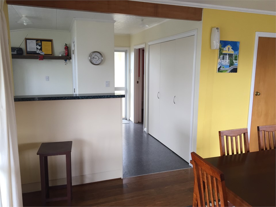 Ktichen, laundry, to bathroom