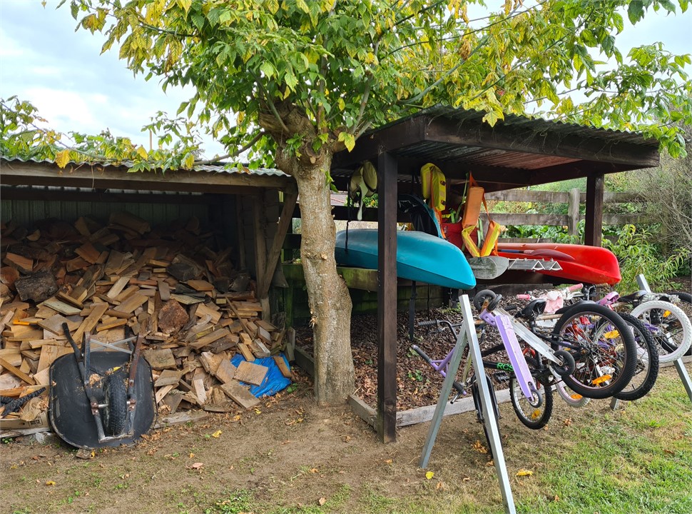 Cottage Firewood plus Bikes & Canoes to use