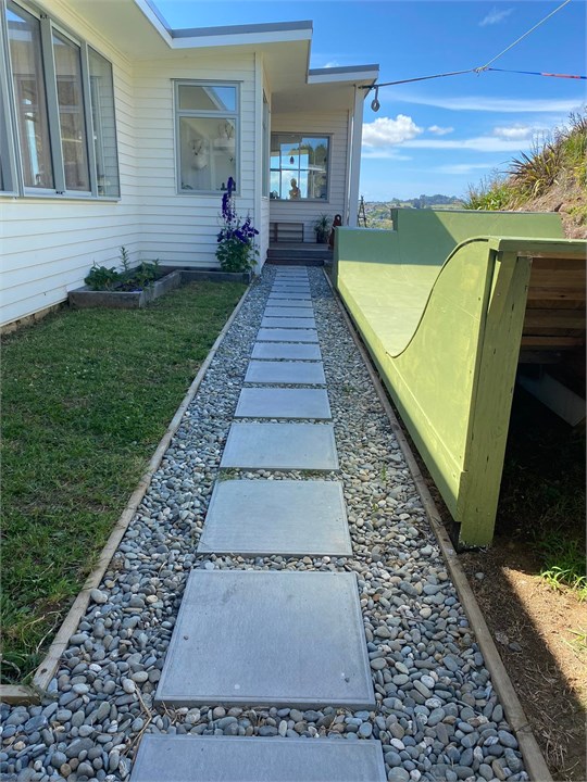 Path to front entrance