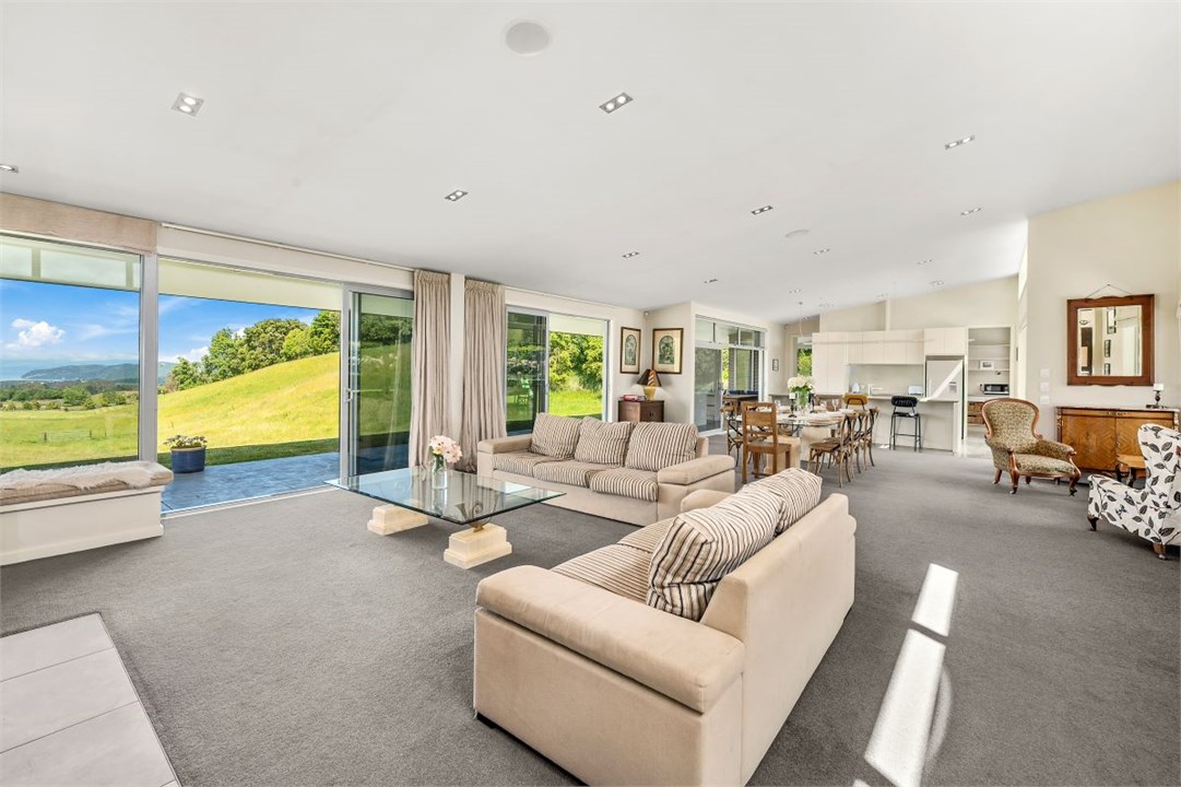 Spacious, open plan living area