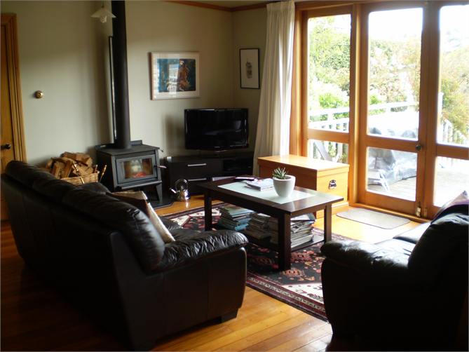 lounge with french doors