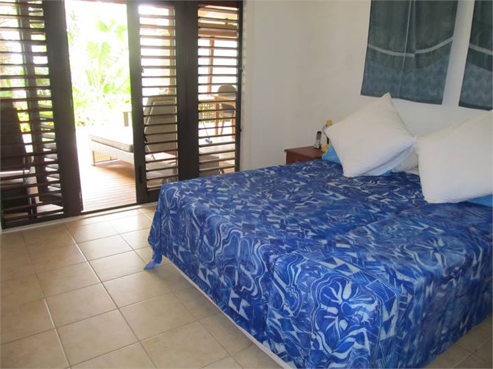 second bedroom - opens to the deck