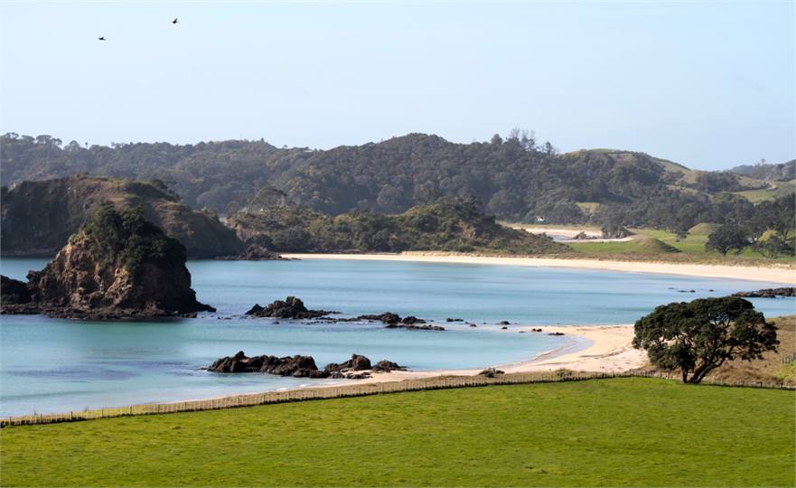 miles of white sandy beaches