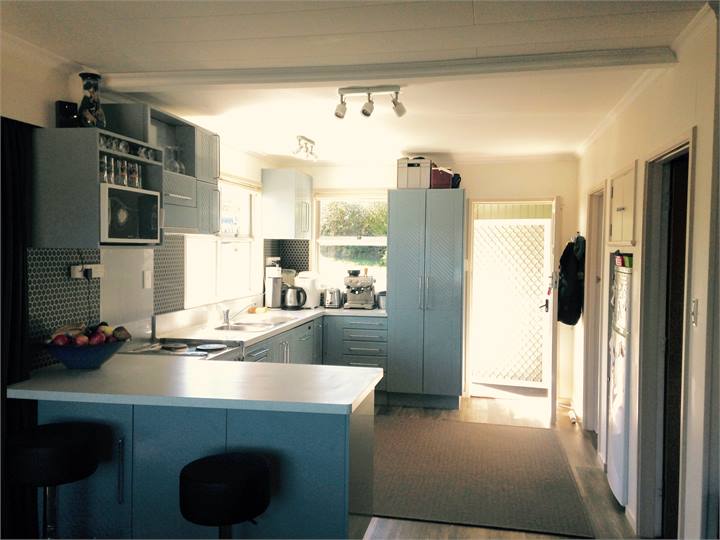 Kitchen and coffee machine