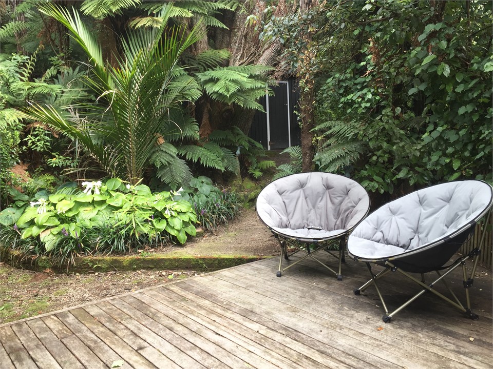 Relax on the side deck.