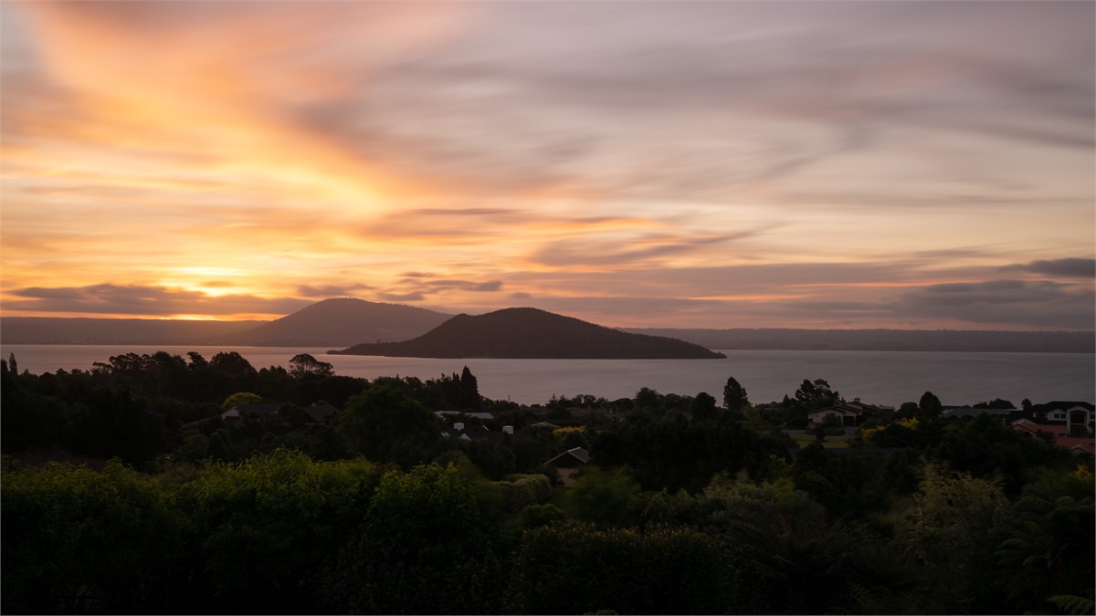 Lake Rotorua Sunset