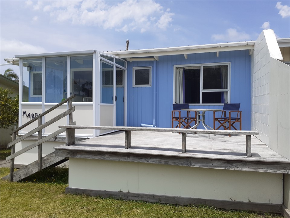 As you arrive back porch