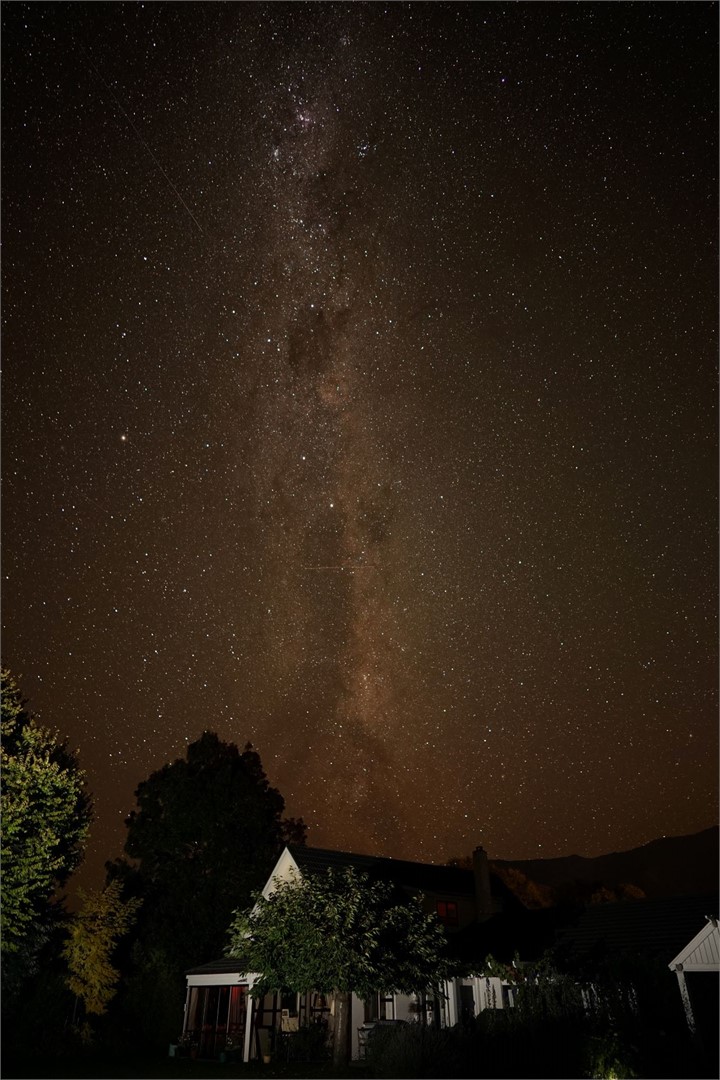 Night sky on a clear night