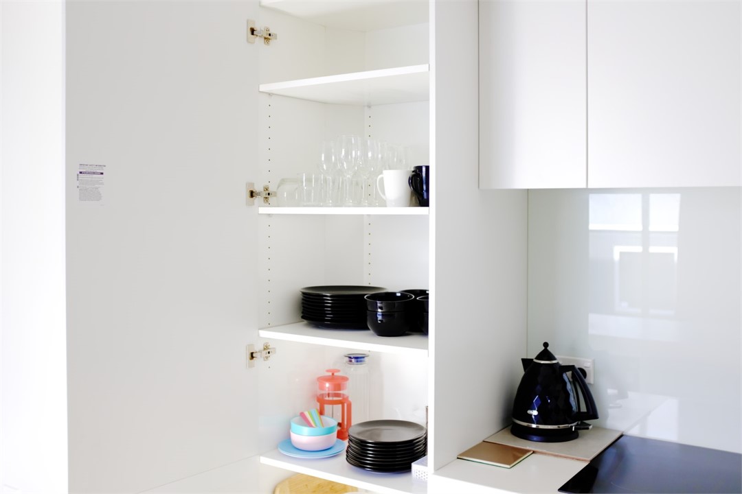 Mugs and Glasses in the Kitchen