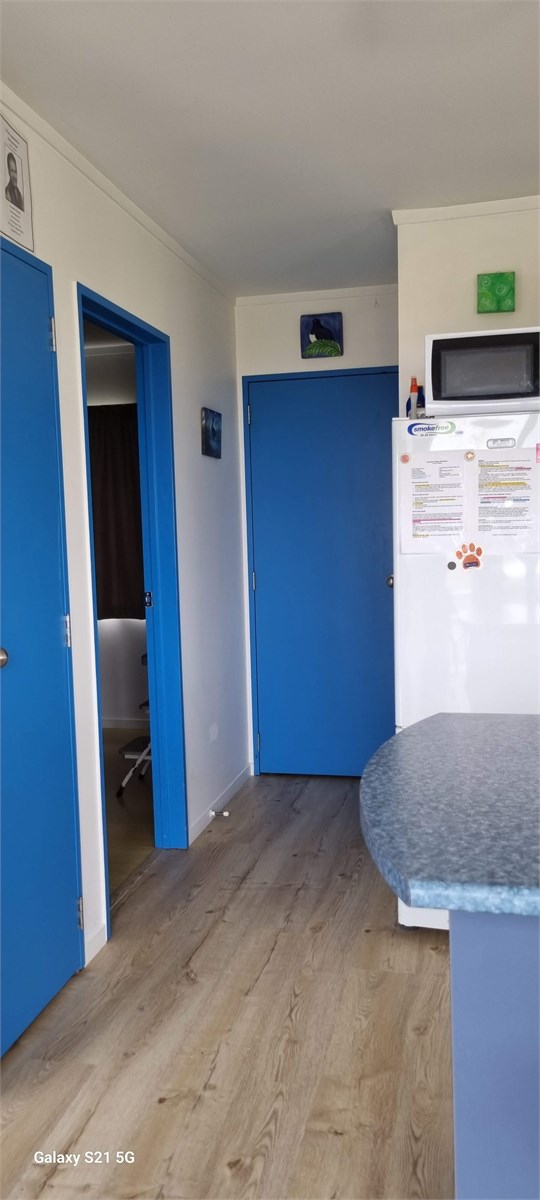 Cupboards - hot water & linen store