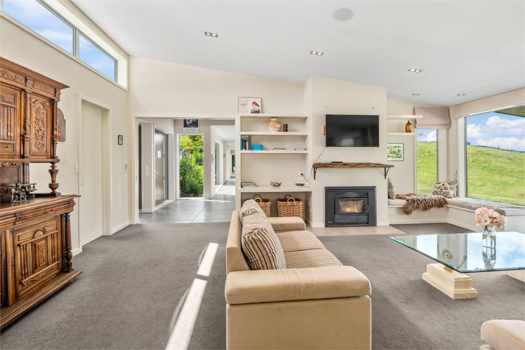 Spacious, open plan living area