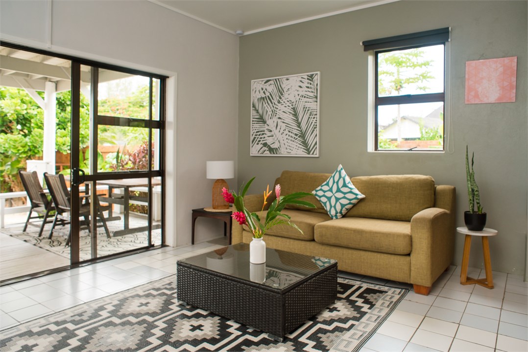 Downstairs living area