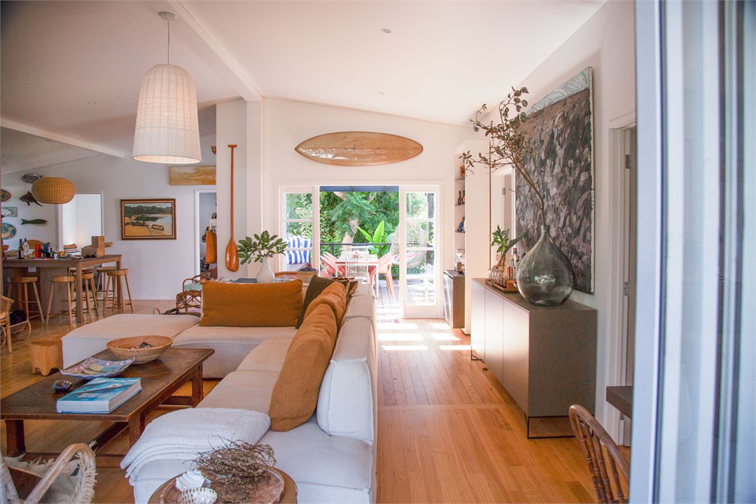 Lounge looking onto front porch