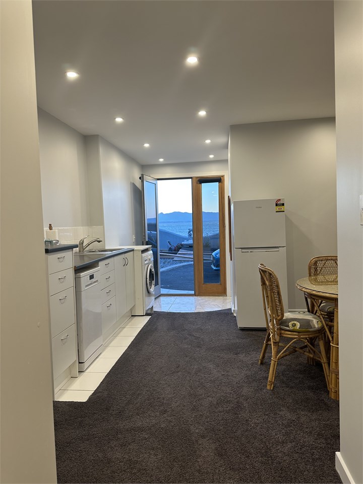 View from the bedroom space