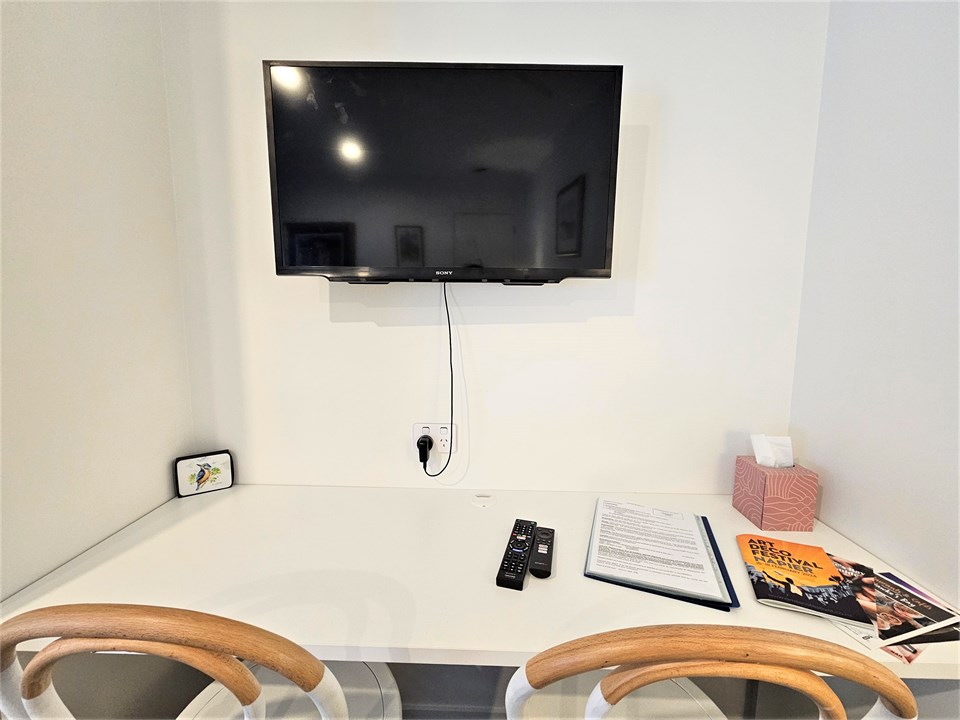 Desk /table with power for your computor.