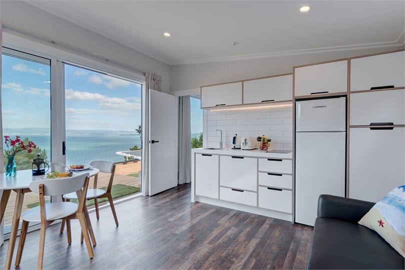 Kitchen/Dining with sea views