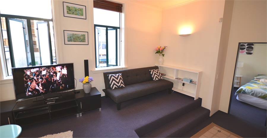 Living with sofa bed