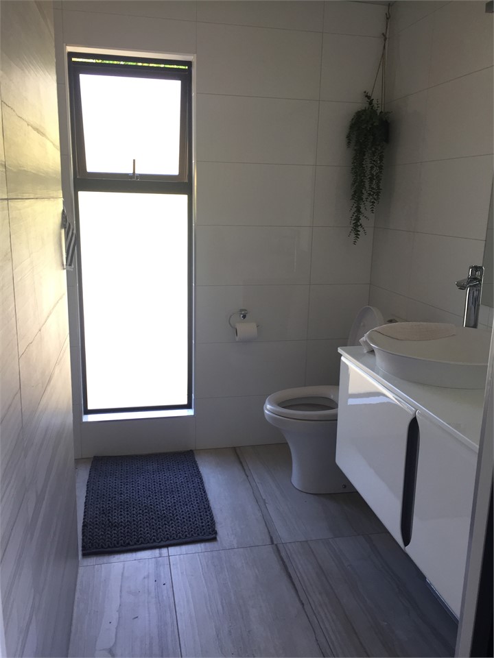 Ensuite with walk in tiled shower