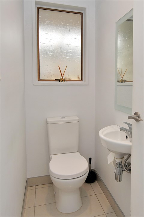 Separate toilet area