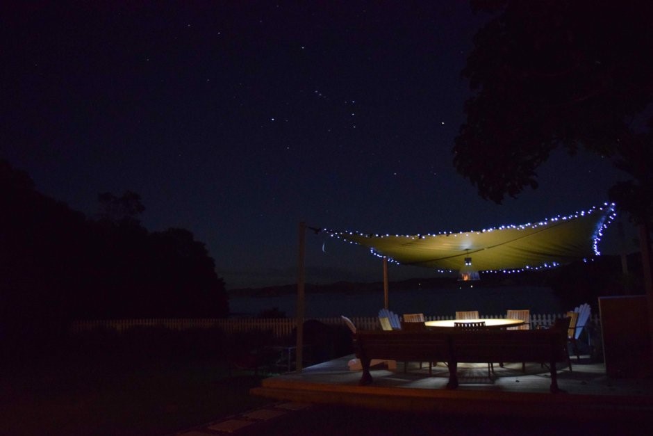 The front deck at stunning...just amazing....stars